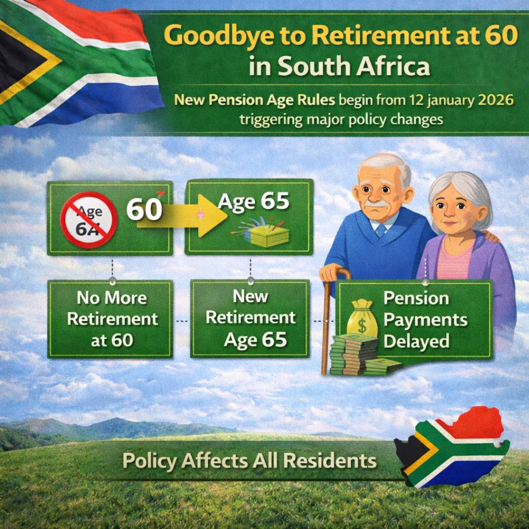 Goodbye to Retirement at 60 in South Africa