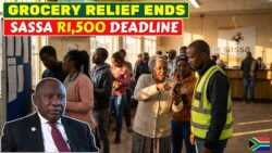 Grocery Relief Ends Soon – SASSA Sets R1,500 Grant Application Cut-Off Date