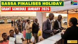 Holiday Grant Schedule Finalised – SASSA Explains January 2026 Festive Payments