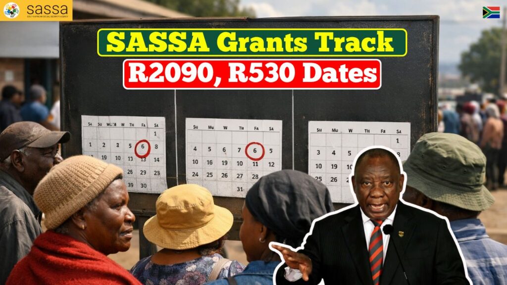 SASSA Grants Track R2090, R530 Dates