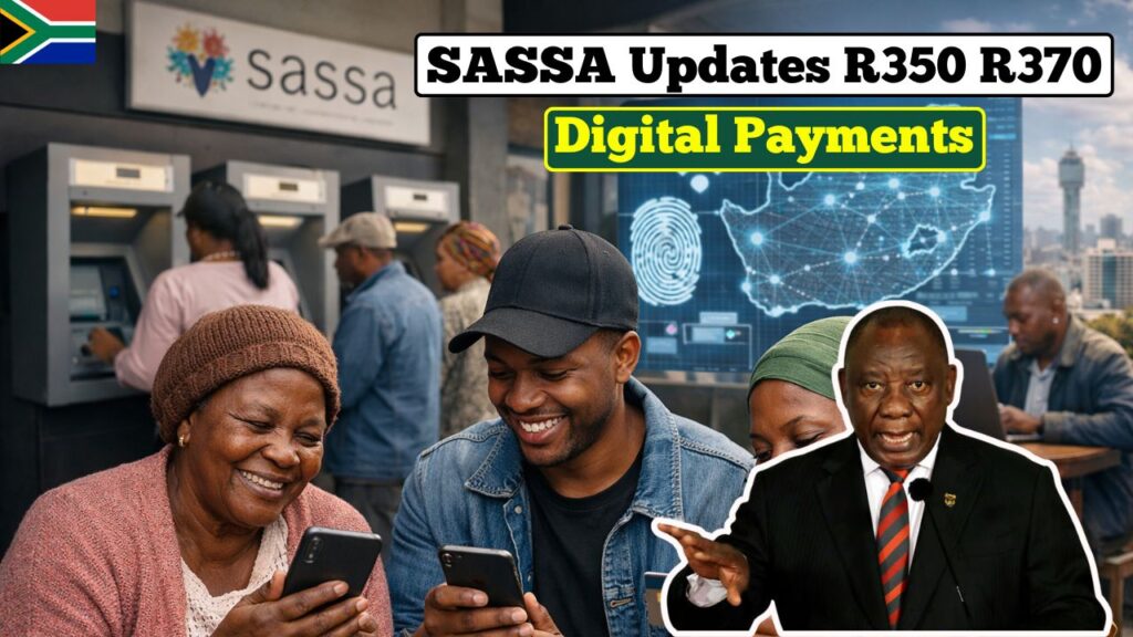 SASSA Updates R350 R370 Digital Payments