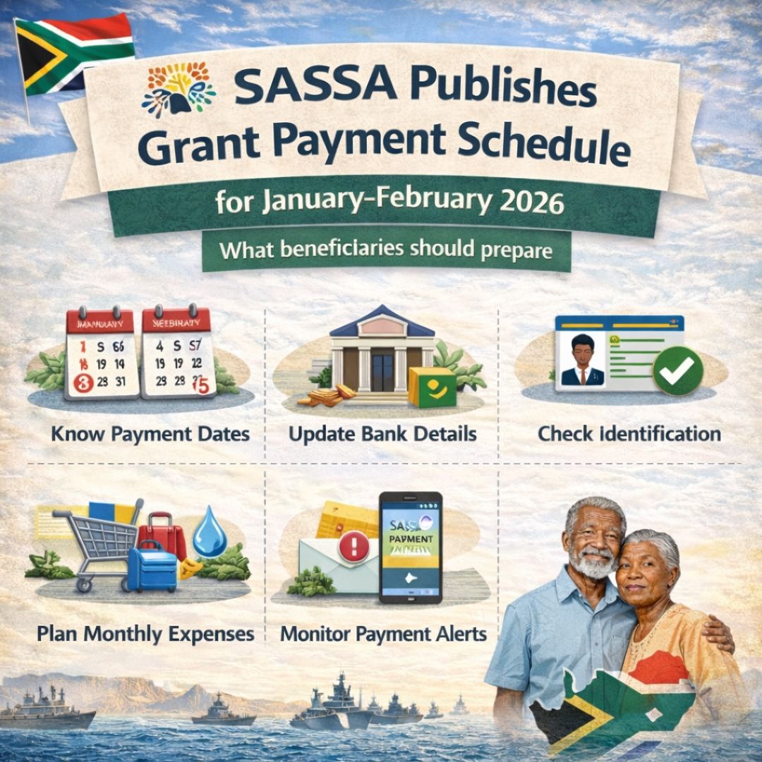 SASSA publishes grant payment